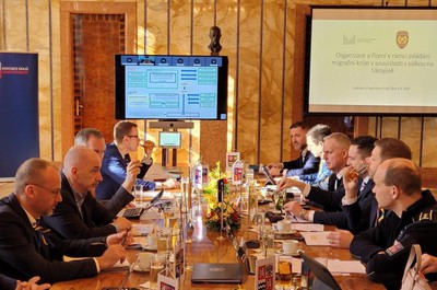 Rychlá a efektivní pomoc Ukrajině byla hlavním tématem 10. jednání Rady AKČR. Přítomen byl i ministr vnitra Vít Rakušan